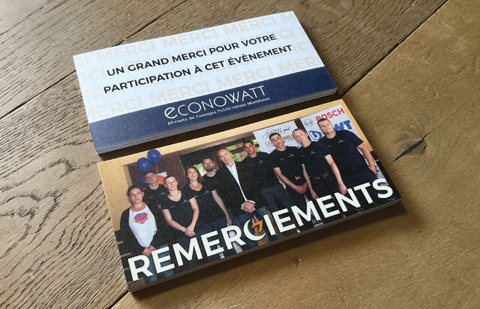 Pensez à remercier vos convives !