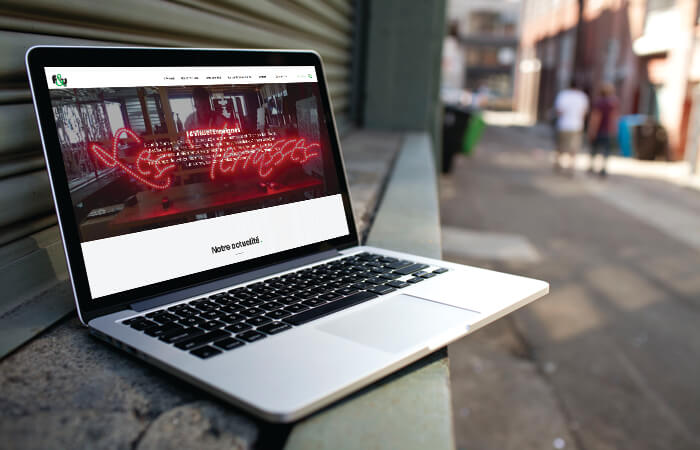 Création d’un Webdesign pour F&Visuel