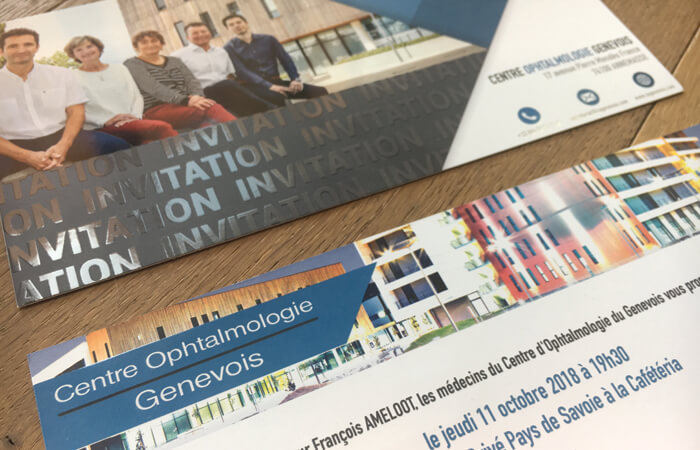 Réédition de cartons d’invitation pour le COG