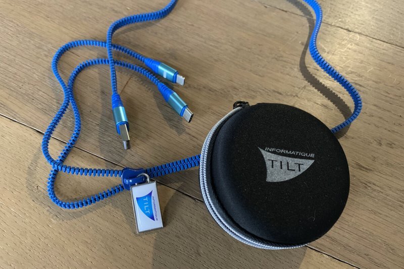 Câble Funzip + Coque néoprène