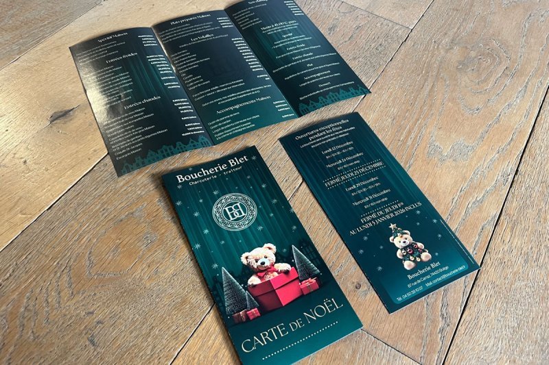 Menu pour les fêtes