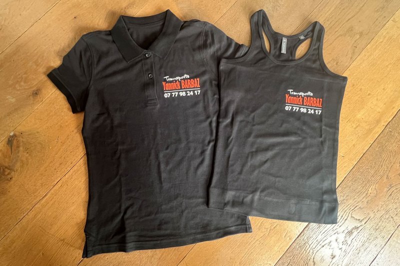 Vêtements professionnels personnalisés