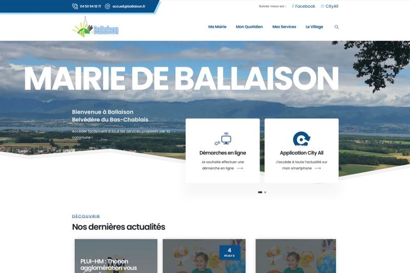 Site Internet - Accueil