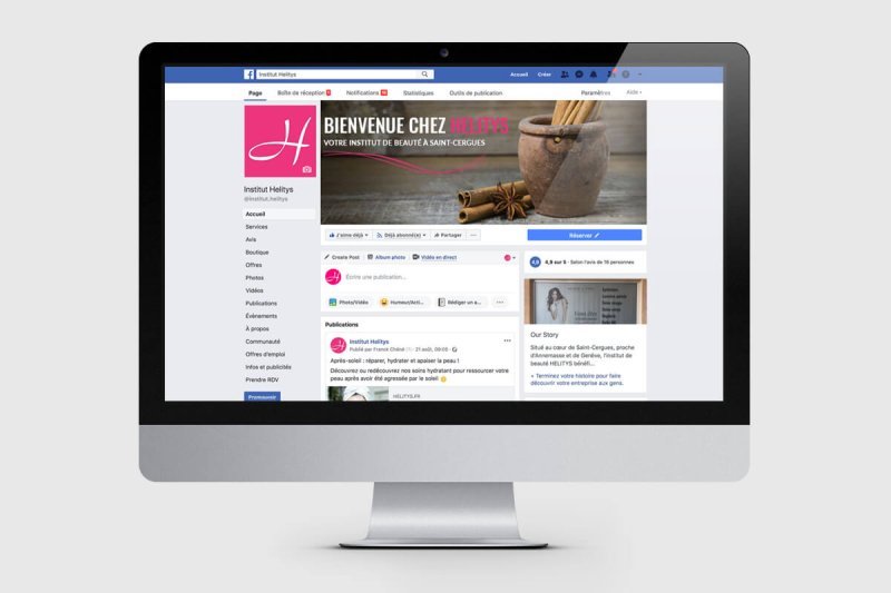 Page Facebook Helitys