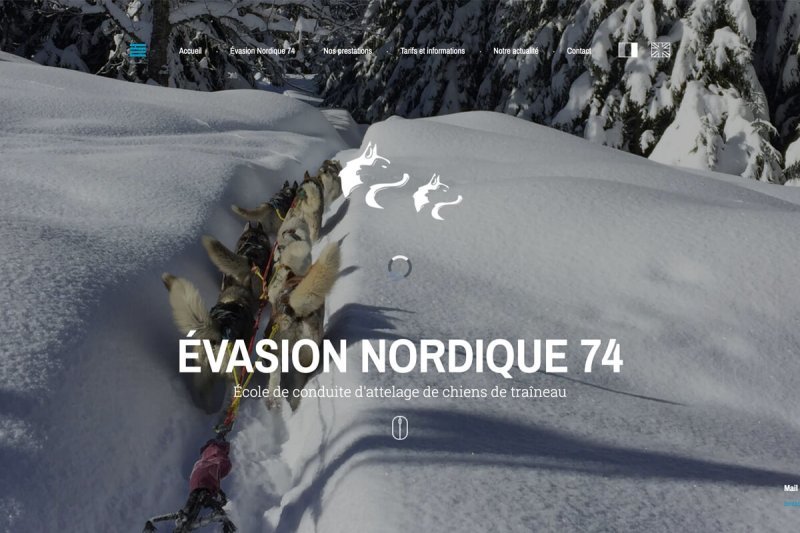 Vidéo en page d'accueil