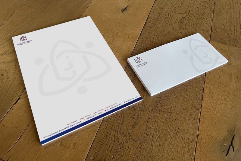 Pack Papier à en-tête et enveloppe