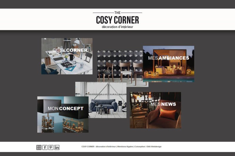 Site Web page d'accueil