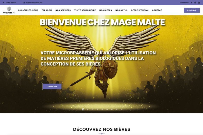 Site Web - accueil