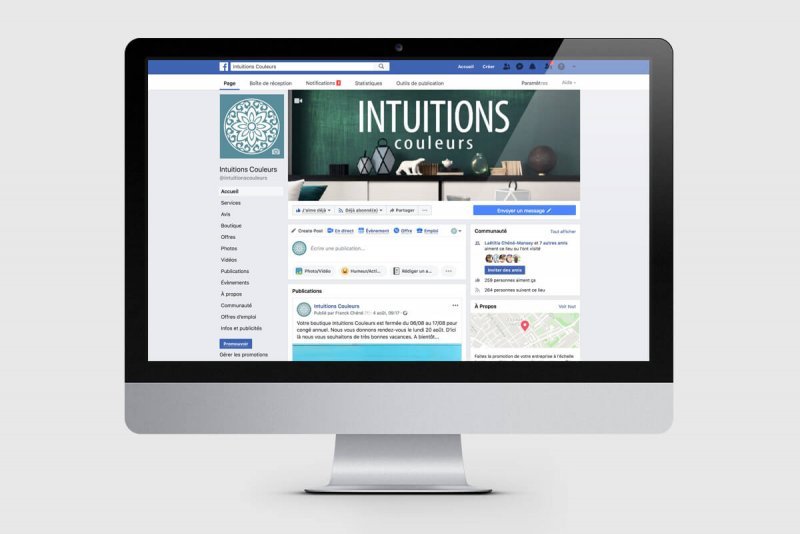 Page Facebook Intuitions Couleurs
