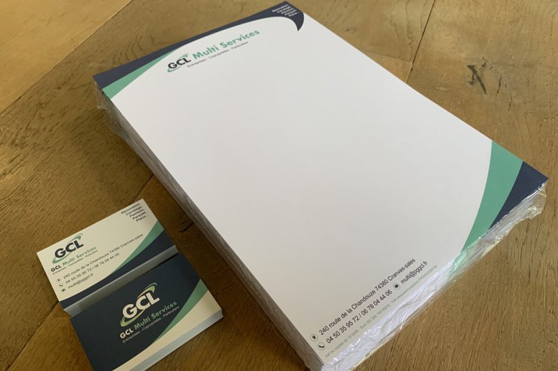 Carte de visite et en-tête de lettre