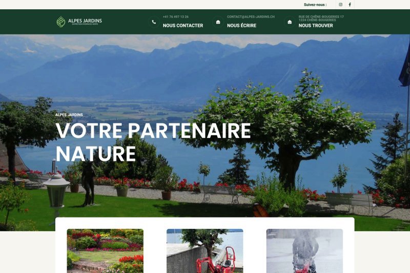 Site Web accueil